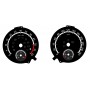 Skoda Octavia 3 - RS Design Replacement tacho dials, face counter gauges - Custom