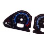Audi A6 C6 Speedometer Gauges – S6 Blue Edition Dashboard Overlays | Premium Replacement