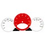 Porsche 987 Custom Gauge Faces – Exclusive Red & White Edition | 280 km/h