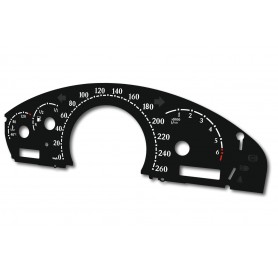 Mercedes W220 - Replacement tacho dial - converted from MPH to Km/h