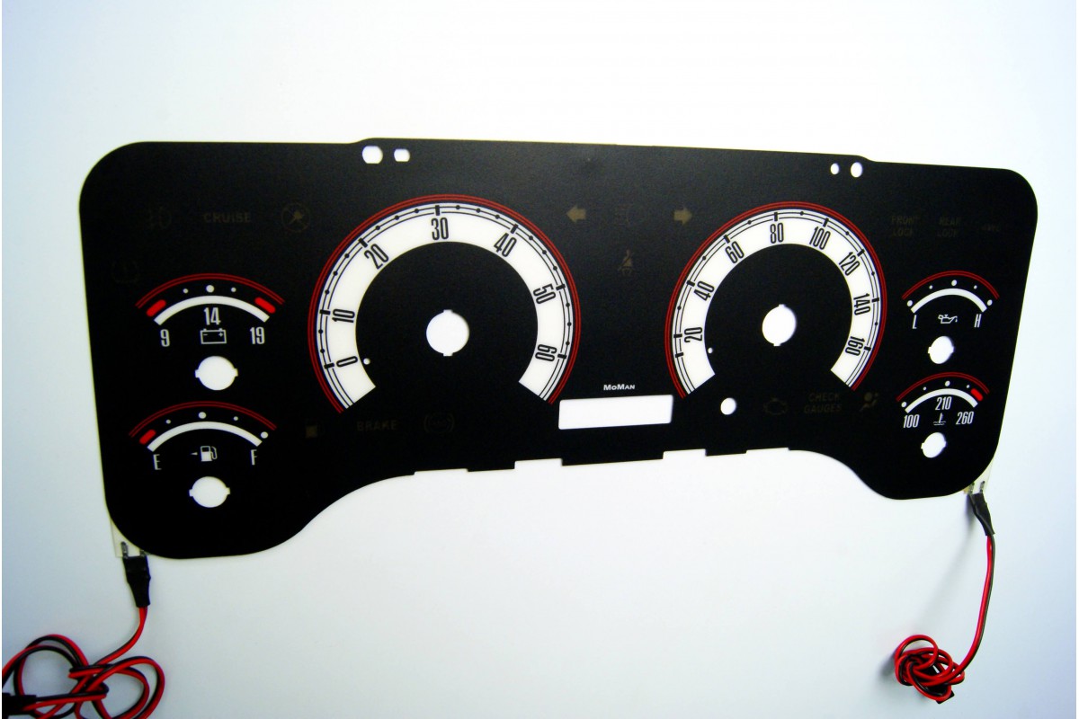 Jeep Wrangler TJ PLASMA TACHO GLOW GAUGES TACHOSCHEIBEN DIALS