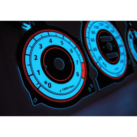 Mazda Xedos 6, 9, Millenia wzór 3 świecące tarcze licznika zegary INDIGLO