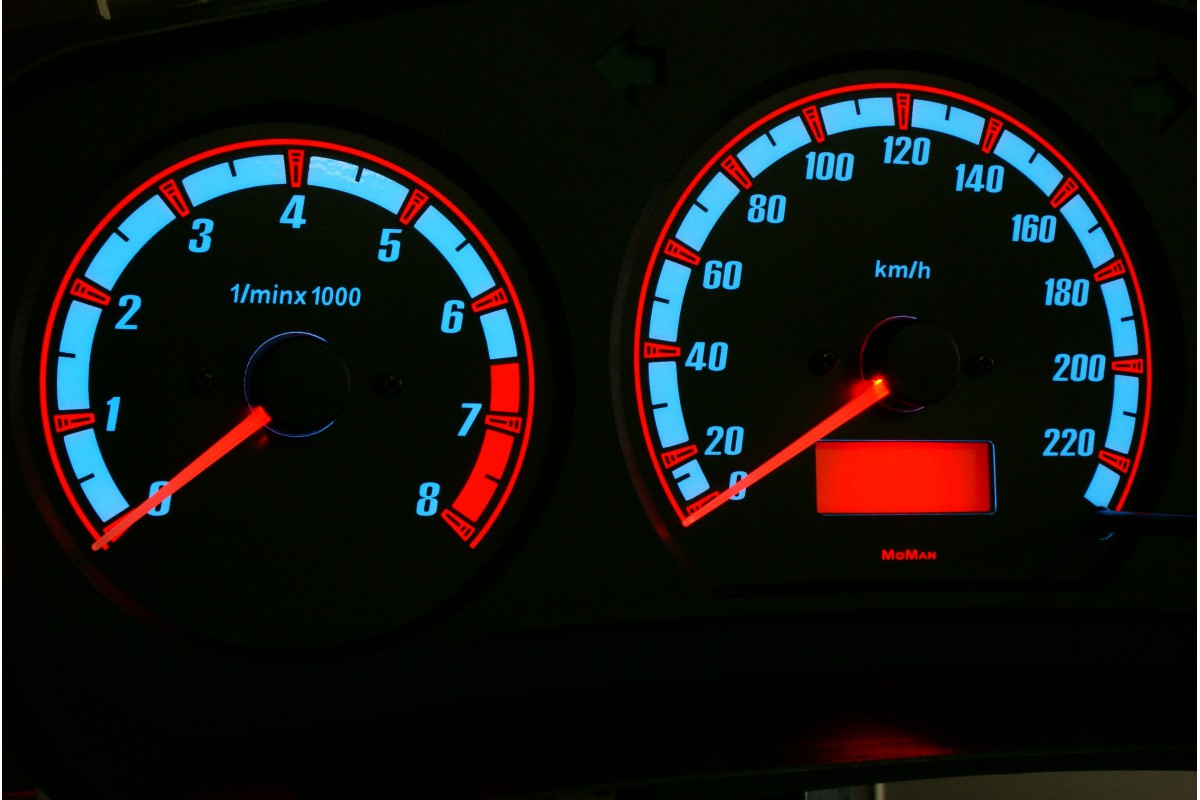 Mitsubishi Colt 1996-03 Cj0 Design 2 Plasma Tacho Glow Gauges 