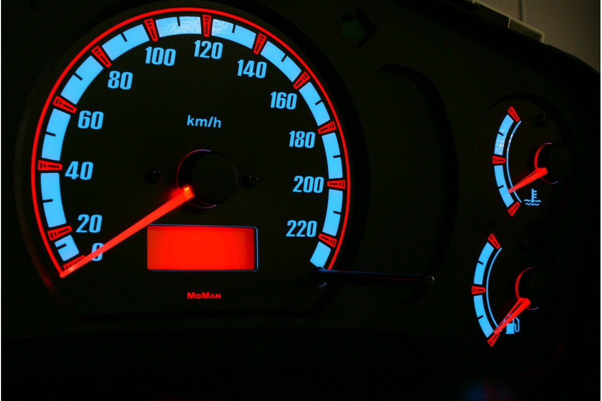 Mitsubishi Colt 1996-03 CJ0 design 2 PLASMA TACHO GLOW GAUGES ...