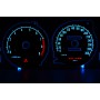 Mitsubishi Eclipse 2G wzór 1 świecące tarcze licznika zegary INDIGLO