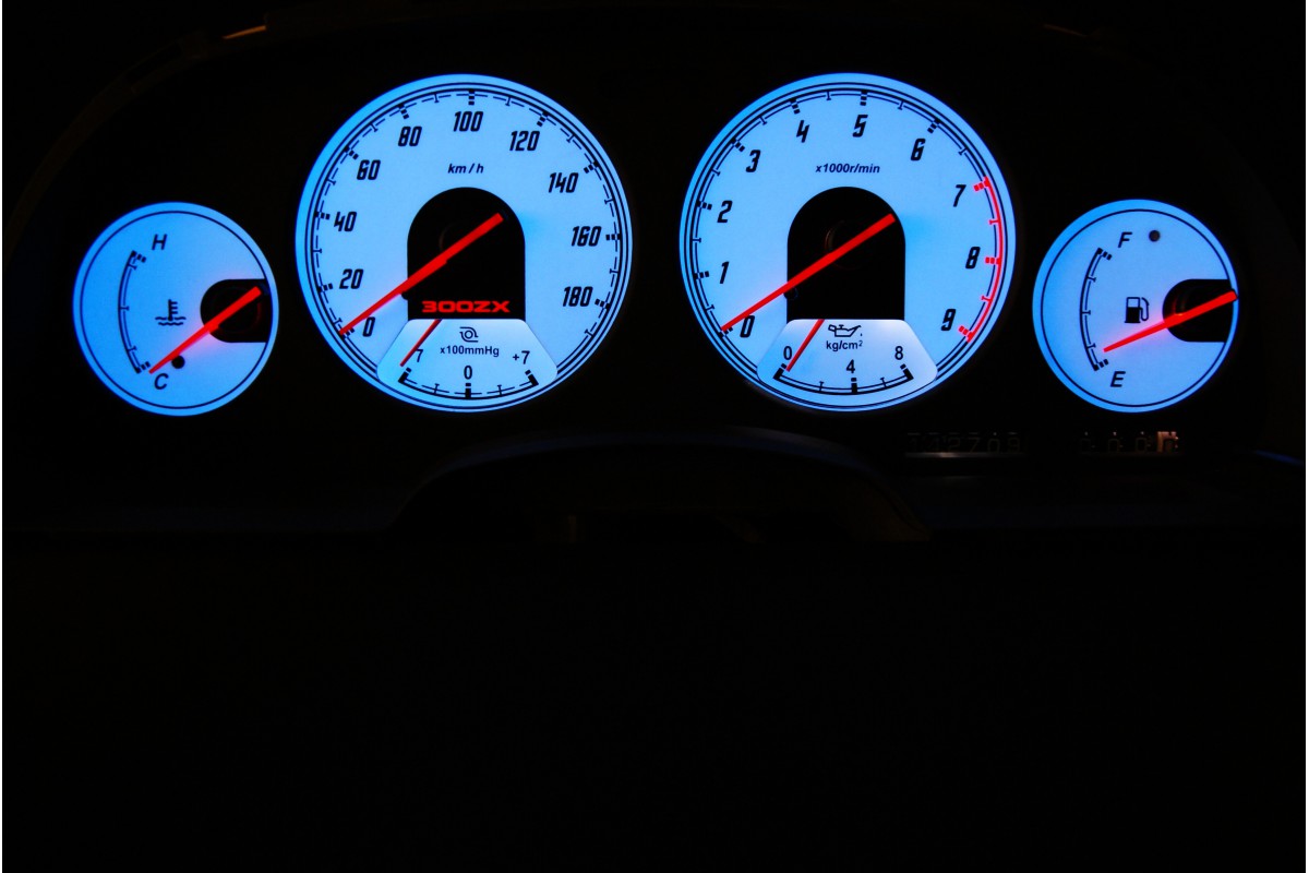 mog ページ for Nissan 300ZX design 2 gauge plasma dials tachoscheibe