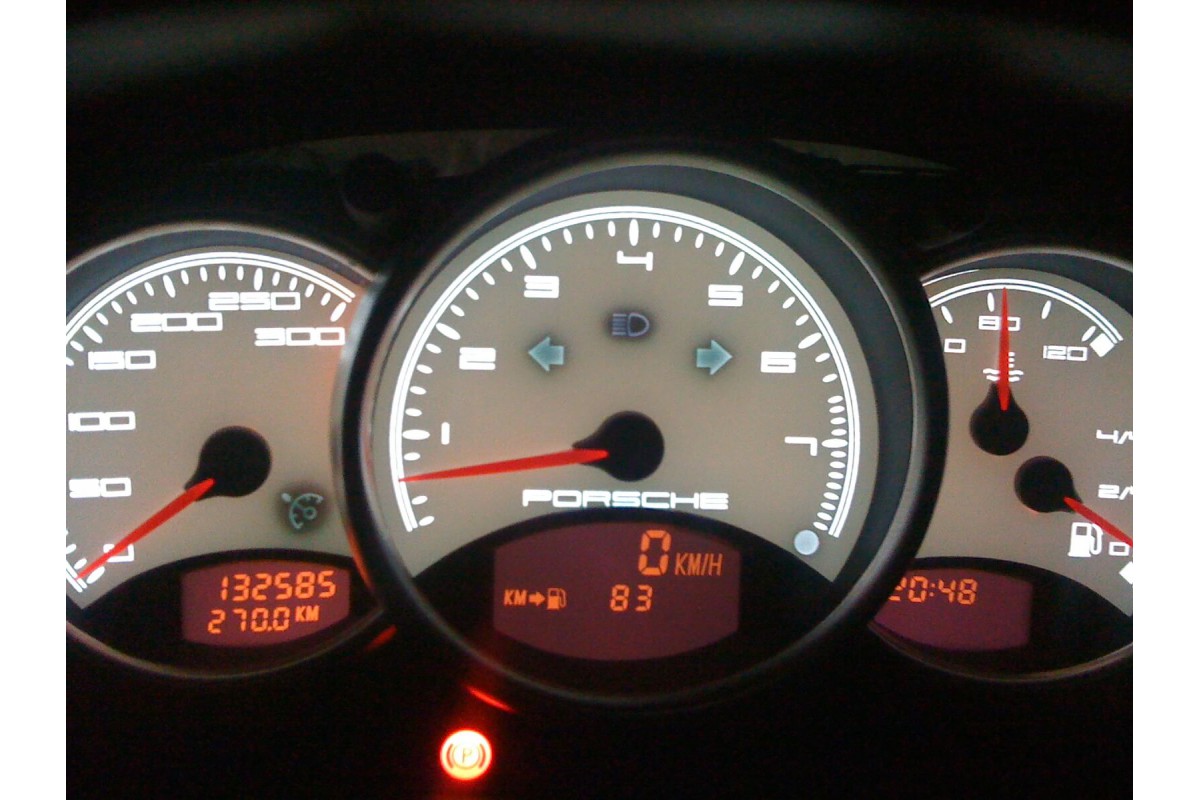 Porsche Boxster 986 (1997-2005) design 2 PLASMA TACHO GLOW GAUGES ...