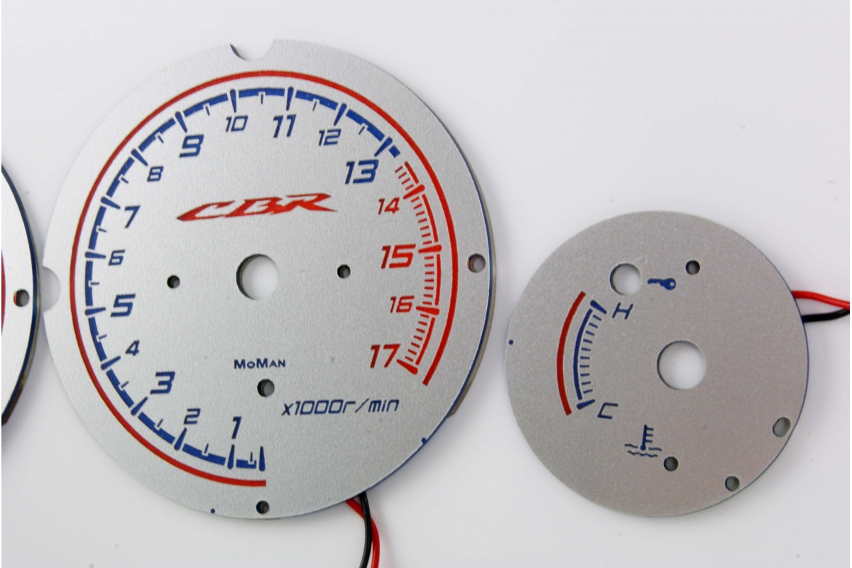 Honda CBR F4 99 00 PLASMA TACHO GLOW GAUGES TACHOSCHEIBEN DIALS