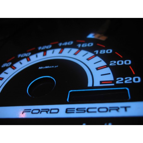 Ford Escort MK5 i MK6 tarcze licznika zegary INDIGLO
