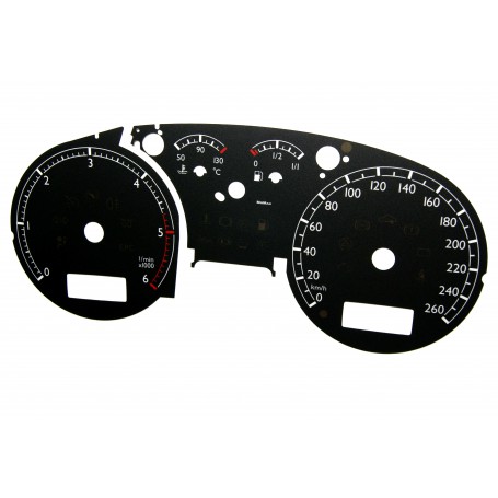 Volkswagen Sharan, Seat Alhambra 2000-2010 - Replacement dial - converted from MPH to Km/h