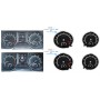 Skoda Octavia 3 RS - replacement tacho dials converted from MPH to Km/h