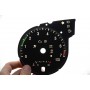 Jeep Grand Cherokee 2011-2013 Design 2 - Replacement dial - converted from MPH to Km/h