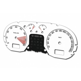 Peugeot 307 LIFT Replacement dial - converted from MPH to Km/h