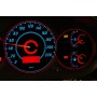 Honda Civic 2001-2005 design 1 PLASMA TACHO GLOW GAUGES TACHOSCHEIBEN DIALS