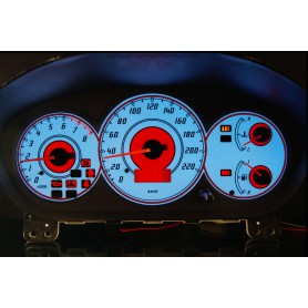 Honda Civic 2001-2005 wzór 2 tarcze licznika zegary INDIGLO