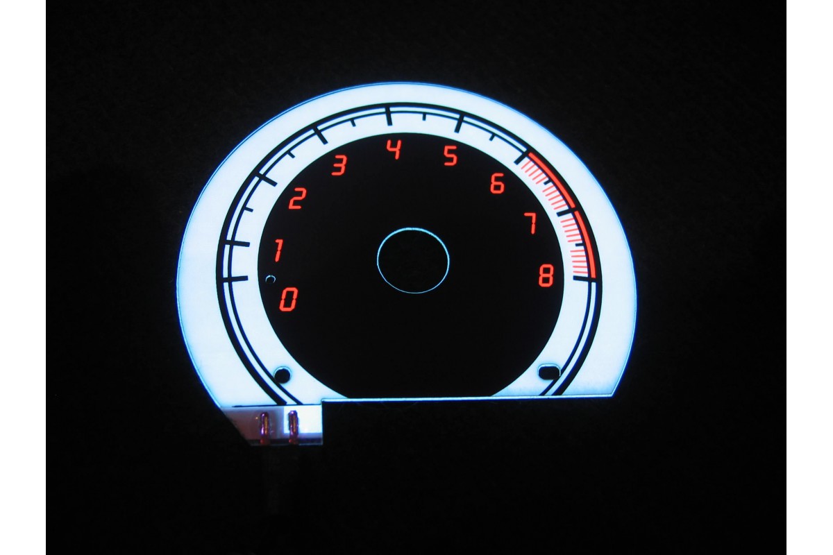 Fiat Seicento - RPM dial design 2