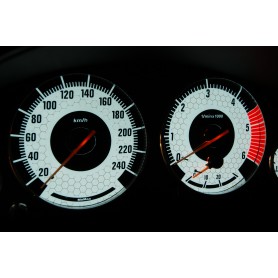 BMW X5 (1999-2006) Wzór 3 tarcze licznika zegary INDIGLO