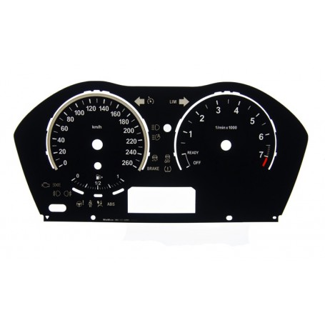 BMW F20 , F22 - Replacement tacho dial - converted from MPH to Km/h