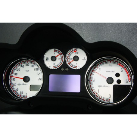 Alfa Romeo 147 , GTA , GT design 2 PLASMA TACHO GLOW GAUGES ...