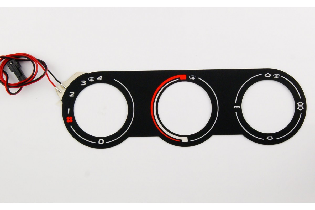 Mercedes Vito heater control panel