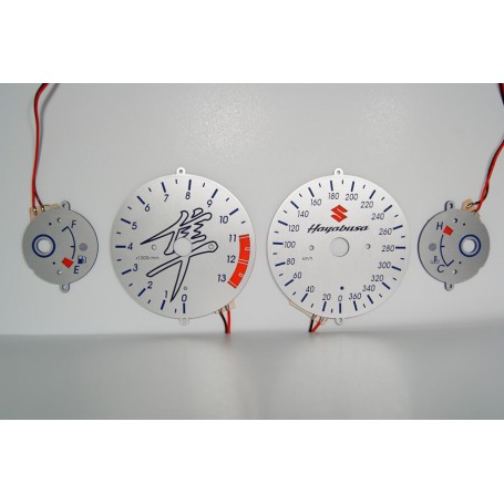Suzuki Hayabusa 1999-2007 wzór 1 tarcze licznika zegary INDIGLO