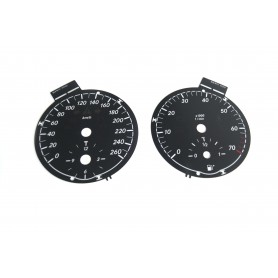 Mercedes SLK R171 - Replacement tacho dial - converted from MPH to Km/h