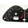 Audi A6 (C6) Replacement tacho dial - converted from MPH to Km/h