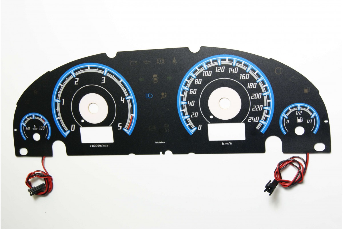 Ford Mondeo MK3 - po lifcie design 1 glow gauge plasma dials