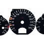 Mercedes W140 - replacement tacho dials converted from MPH to Km/h