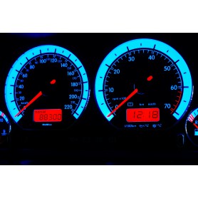 Volkswagen Golf 3 Design 1 plasma tacho glow gauges tachoscheiben dials