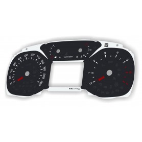 Citroen C3, Aircross - Replacement tacho dials converted from MPH to km/h