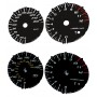 Yamaha XJR 1300 2007-2012 - replacement tacho dials from MPH to km/h