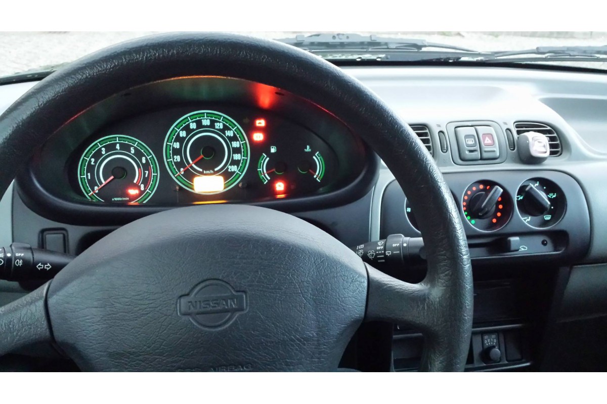 Nissan Micra K11 po lifcie tarcze licznika zegary INDIGLO
