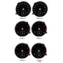 Volkswagen Passat CC - Replacement tacho dials - converted from MPH to Km/h