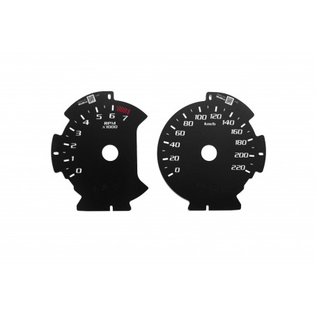 Ford F150 - replacement tacho dials from MPH to km/h