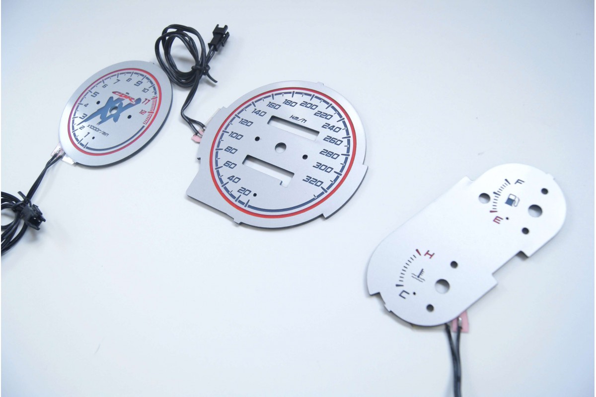 Honda CBR 1100XX Blackbird glow gauges glow gauge plasma dials