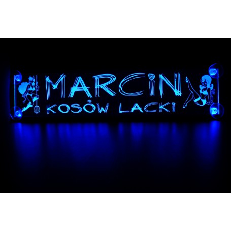 Tablica LED TIR 50x16cm GRAWEROWANA MoMan