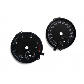 Volkswagen Golf 7 MK7 - Replacement tacho dials - converted from MPH to Km/h
