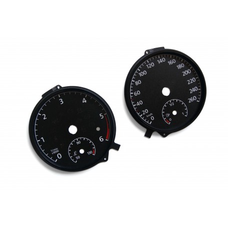 Volkswagen Golf 7 MK7 - Replacement tacho dials - converted from MPH to Km/h