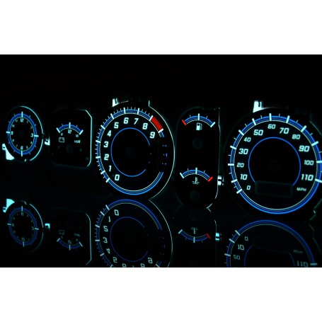 Mitsubishi FTO wzór 4 tarcze licznika zegary INDIGLO