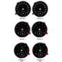 Volkswagen Passat B6, B7 - Replacement tacho dials - converted from MPH to Km/h