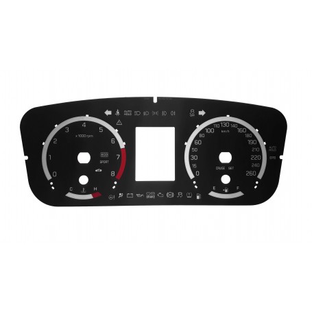 Hyundai Sonata - Replacement dial - converted from MPH to Km/h