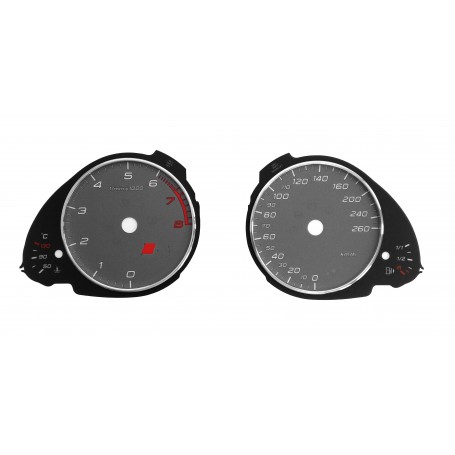 Audi S5 Replacement tacho dial - converted from MPH to Km/h