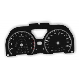 Nissan Note - Replacement tacho dial - converted from MPH to Km/h