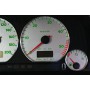 Volkswagen Polo 6n Design 6 plasma tacho glow gauges tachoscheiben dials