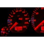Volkswagen Polo 6n Design 4 plasma tacho glow gauges tachoscheiben dials