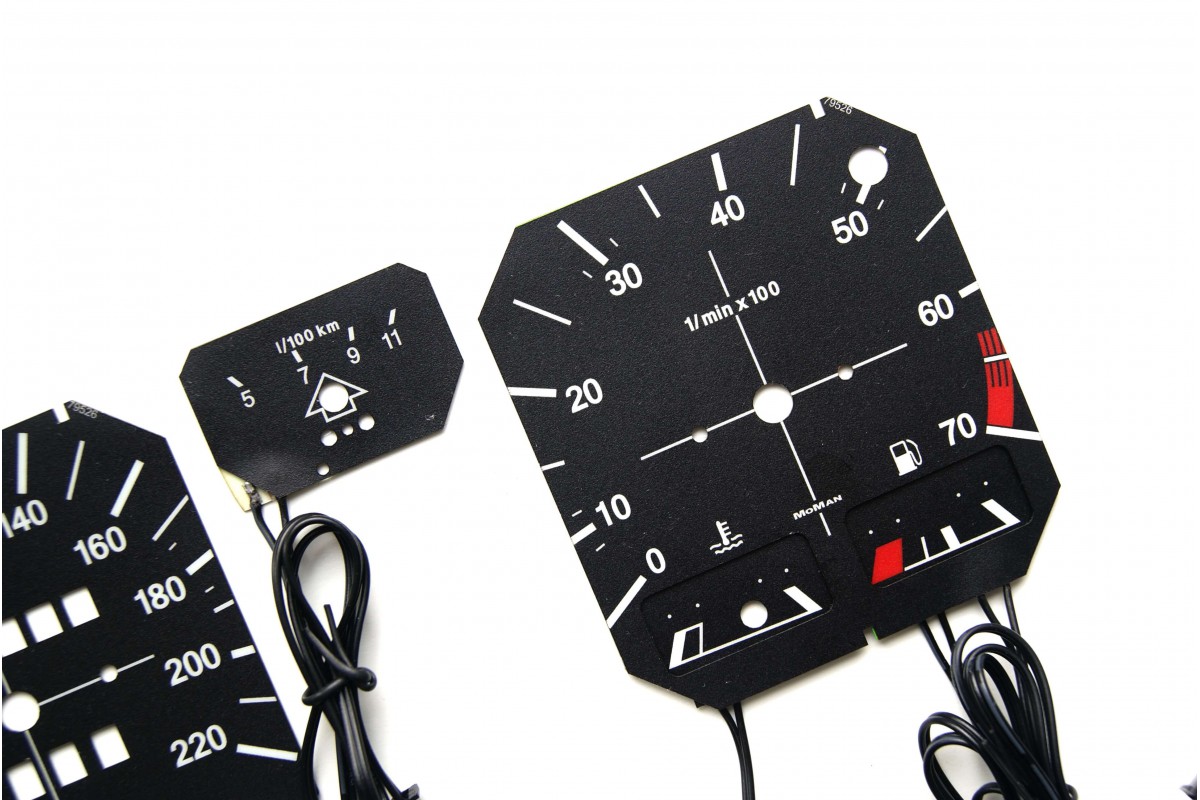 Volkswagen Golf mk1 economizer version plasma tacho glow gauges