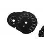 Maserati GranCabrio - Replacement tacho dials, counter faces gauges - converted from MPH to Km/h