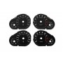 Maserati GranCabrio - Replacement tacho dials, counter faces gauges - converted from MPH to Km/h