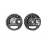 Harley Davidson Road King, Heritage, Softail, Deluxe, Dyna, Custom - REPLACEMENT DIAL - CONVERTED FROM MPH TO KM/H